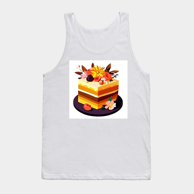 Slice of bloom Tank Top by Lilbangdesigns